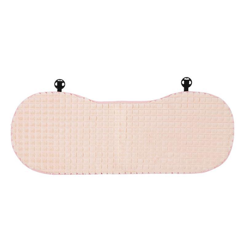 Высококачественная плюшевая клетчатая подушка для автомобильного сиденья — теплая и удобная для осени/зимы