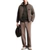 Emporio Armani EA7 Осень/Зима 25 Трикотажная футболка с круглым вырезом и пышными рукавами, однотонная, с логотипом, смешанная лиоцеллом, мужская одежда EM002963-AF10761-U8120