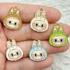 Новые 5 шт. Мультяшные эмалевые подвески-шармы в виде кроликов DIY ручной работы Серьги Браслеты Ожерелья Изготовление ювелирных изделий Аксессуары для рукоделия