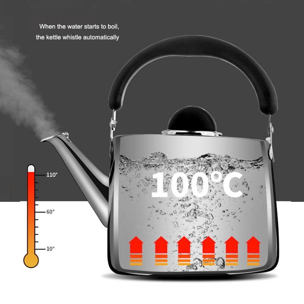 Чайник со свистком 2 л/3 л/4 л, чайник из нержавеющей стали 304, бытовой кофейник, кухонные аксессуары