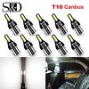 10Pcs T10 W5W Led Bulb 168 194 LED Auto Lamp for Car Parking Light Clearance Dome Reading Interior Trunk Lamp 12V 6000K White