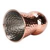 304 Stainless Steel Hammered Wine Cup Copper Plated Insulated Cocktail Cup  Home