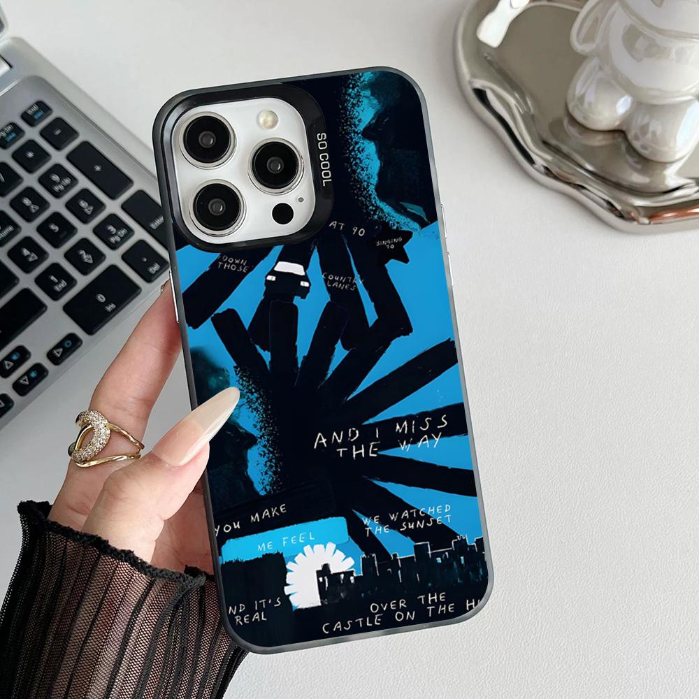 Чехол для телефона E-Ed S-Sheeran Hot Singer Матовый Цветной Серебристый Для Iphone 17 16 15 14 Pro 13 12 Air Plus 11 7 8 Max Роскошная Крышка