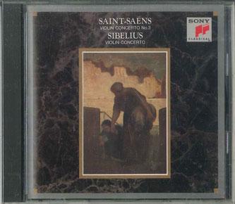 CD SAINT SAENS SIBELIUS CHO LIANG LI Violin Concerto No. 3 in B minor V FCCC50176 SONY Japan Classical Used