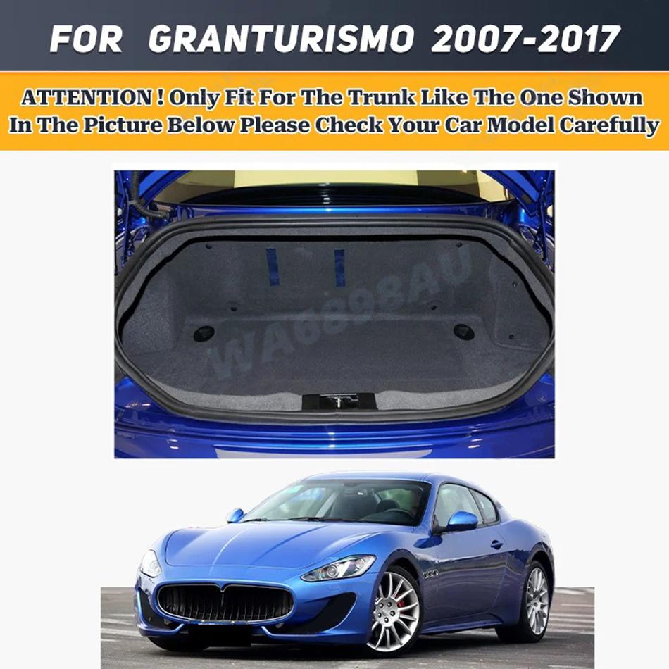 Индивидуальный коврик в багажник автомобиля Для спортивного купе Maserati GranTurismo 2007-2017 Защитный коврик из прочной кожи, грязеотталкивающий
