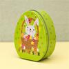 8x Easter Eggs Candy Boxes with Rabbit Pattern Candy Boxes Metal Snacks Container Mini Snacks Boxes for Party
