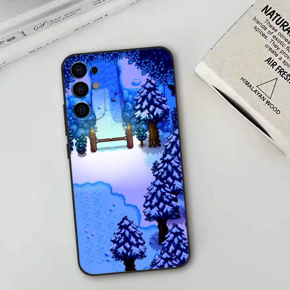 Stardew Valley Чехол для телефона Samsung S25,S24,S21,S22,S23,S30,Ultra,S20,Plus,Fe,Lite,Note,10,Черный чехол