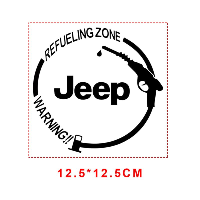 1PC Car Sticker Fuel Tank Sticker Decal Car Styling Accessories For Jeep Wrangler Grand Cherokee Renegade Tyre Stem Air Caps AJQ1