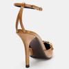 Sexy Pointed Toe Pumps Sandals Women Metal Buckle Strap Slingbacks Shoes Elegant High Heels Banquet Party Shoes