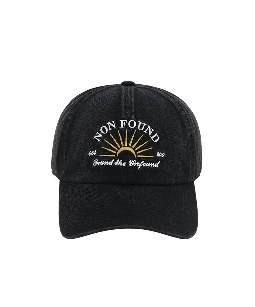 Кепка-солнцезащитный мяч Nonpaundeu Washed Buffering Sun Ball Cap [Вымытый черный]