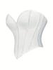 Женский милый корсет без бретелей в форме сердца, топ с открытыми плечами, подчеркивающий талию, сексуальный лиф в стиле жилета, можно носить и на выход.