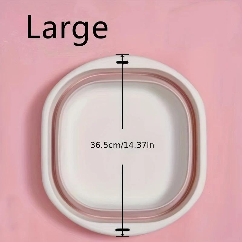 Набор из 3 складных тазов, корзин для стирки, контейнеров для хранения, экономящих место, для мытья посуды, фруктов, кемпинга, стирки, походов, дома