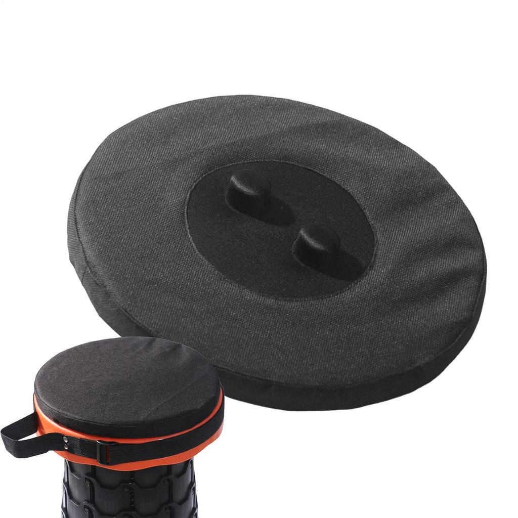 Telescopic Stool Cushion Chair Pads Thickened Stool Cushion Oxford Cloth Stool Seat Cushion Waterproof Round Cushion Stool Mat