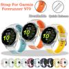 22mm Universal Silicone Transparent Strap for Garmin Forerunner 970/255/265/Venu 2 3 Wristband for Garmin Vivoactive 4 22mm Band
