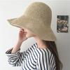 100% рафия, летние женские вязаные крючком шляпы, складная Панама, пляжная соломенная шляпа с широкими полями, гибкая уличная женская шляпа с козырьком, праздничная солнцезащитная шляпа