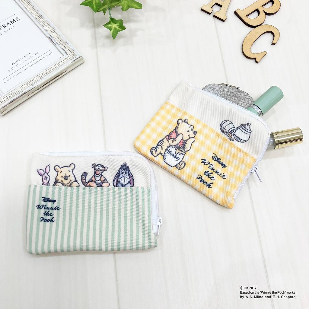 MORIPiLO Винни Пух Салфетка Дисней Мелкий Предмет Плюшевая Игрушка 12x10см Дисней Морисита Наволочка-подушка, Мерч, Чехол, Сумочка, Милый, (зеленый), Персонаж,