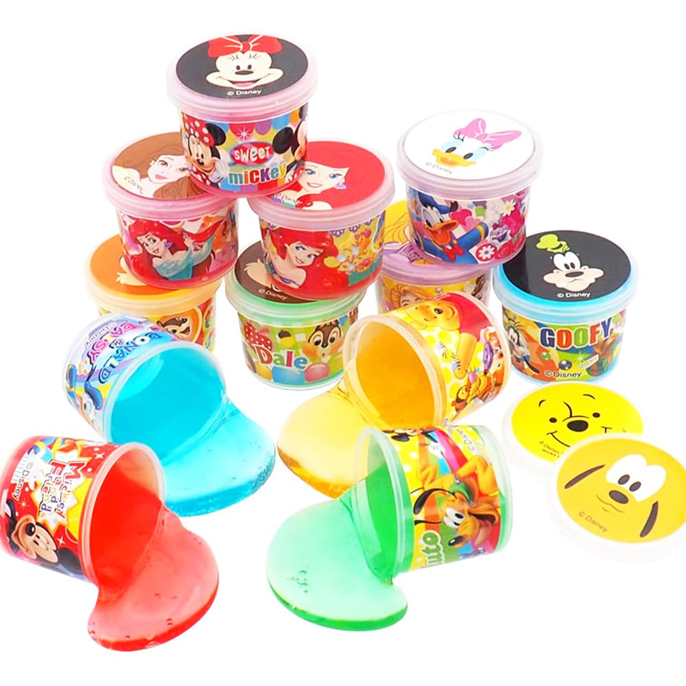 Японский продукт Набор слайм-глины Disney All-Star 12 видов каждого (Всего 12 шт.) для детей