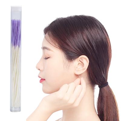360 шт. Гигиенический очиститель ушных отверстий Одноразовая нить Очищающие линии для пирсинга отверстий для серег Инструменты для удаления для женщин, девушек