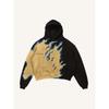 Y2K Gothic Punk Skull Print Hooded Sweatshirt Unisex Oversized Streetwear Casual Long Sleeve Pullover