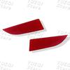 Car Rear Bumper Reflector Brake Light Red Lens Reflective Strip Signal Lamp For BMW X3 E83 2007-2010 OE:63147162217 63147162218