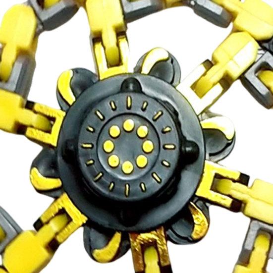 Деформируемый гироскоп, механический верх, трансформируемые спиннеры «сделай сам», для снятия тревоги, стресса, СДВГ, СДВГ, портативная сенсорная игрушка в подарок