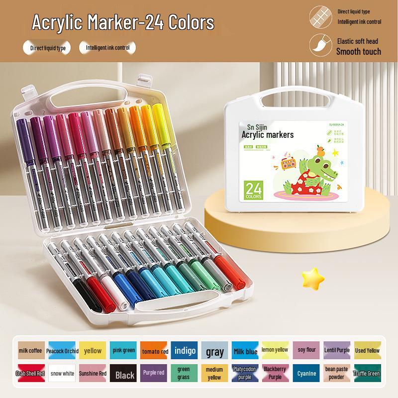 Акриловый маркер Арт Профессиональный - Акриловый маркер-акварель с тонким наконечником