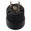 Черная вилка с блокировкой, штекер, 3-контактный сетевой вход, промышленная вилка для генератора, дизель-генераторы
