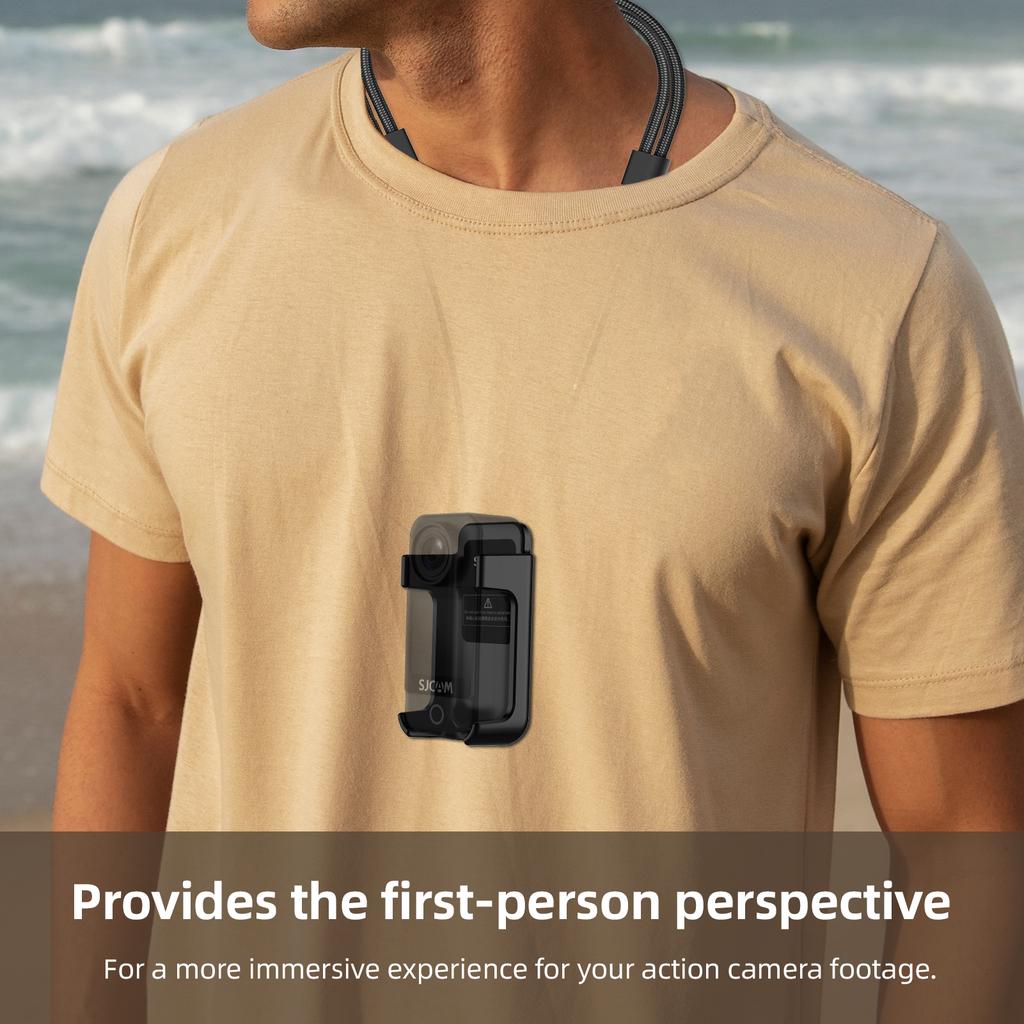 SJCAM Mini Action Camera Magnetic Neck Holder Mount Quick Release with Adjustable Neck Strap Compatible with SJCAM C300