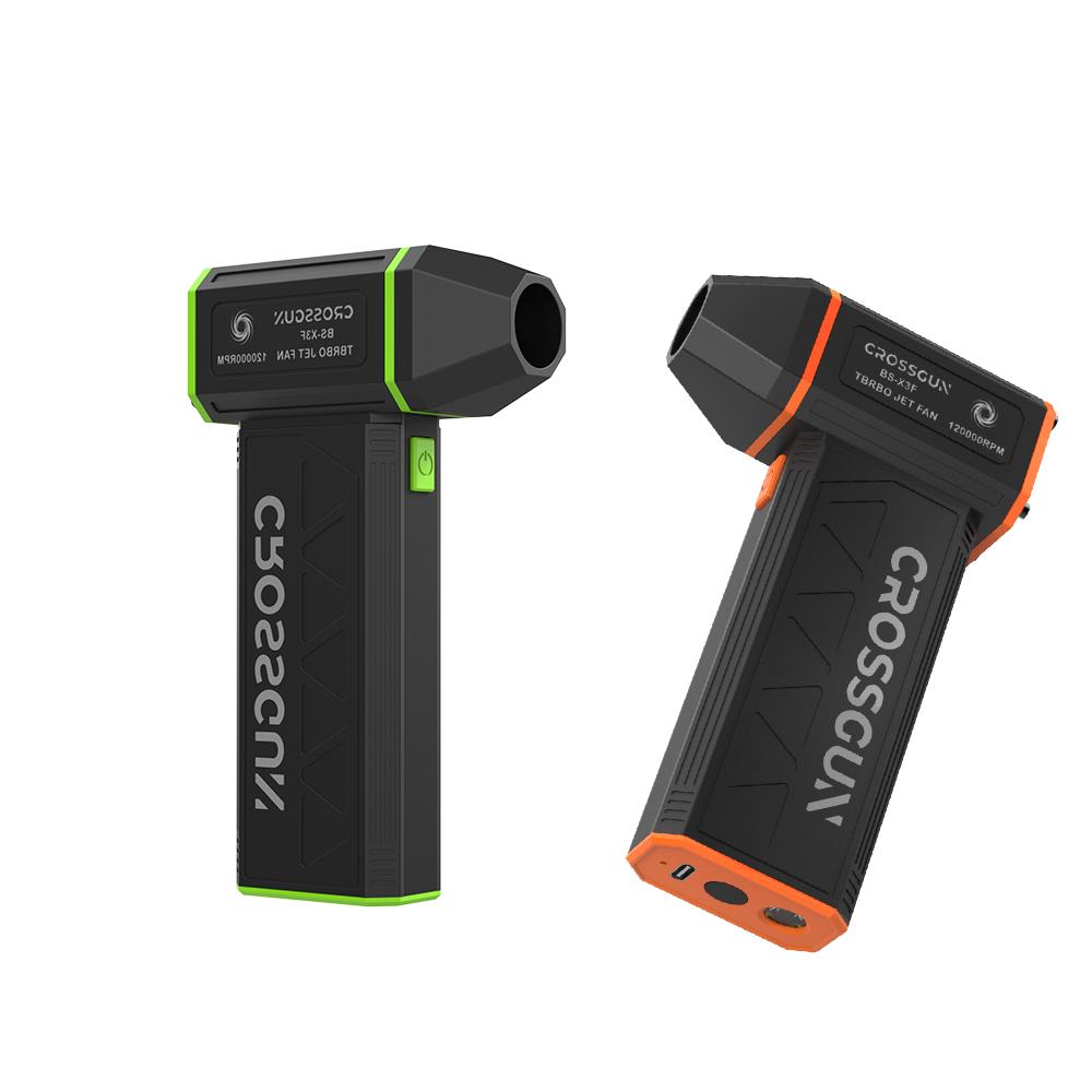 Crossgun новый ручной фен MINI X31, автомобильный наружный с фарами, кемпинг, барбекю, высокоскоростной турбовентилятор