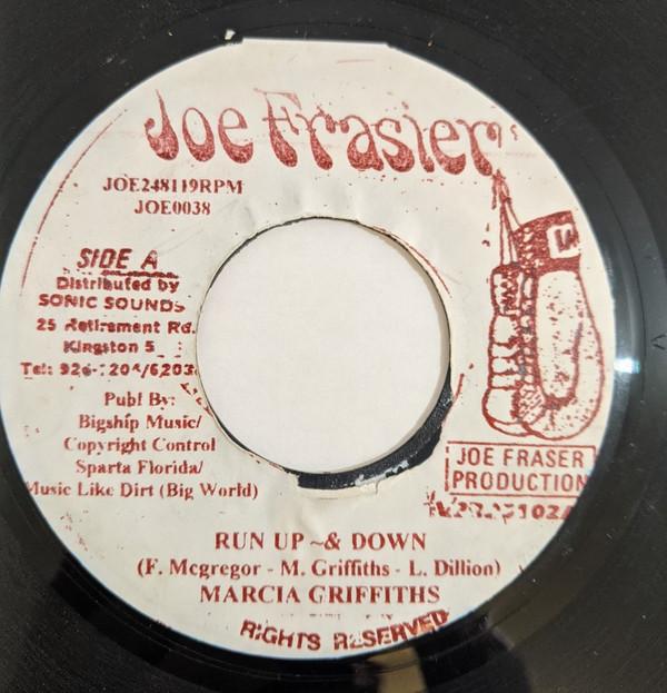 7inch Record MARCIA GRIFFITHS - Run Up & Down JOE0038 Joe Frasier 2001 Jamaica Reggae, Ska & Dub Used