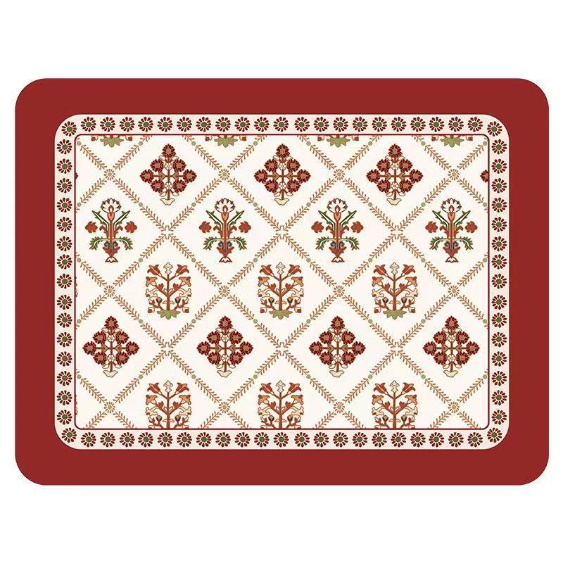 Печатный коврик для сушки посуды, коврик для сушки стола, термостойкие коврики для столешницы, кухонные коврики, впитывающие коврики для сушки посуды, ковры для дома, принадлежности