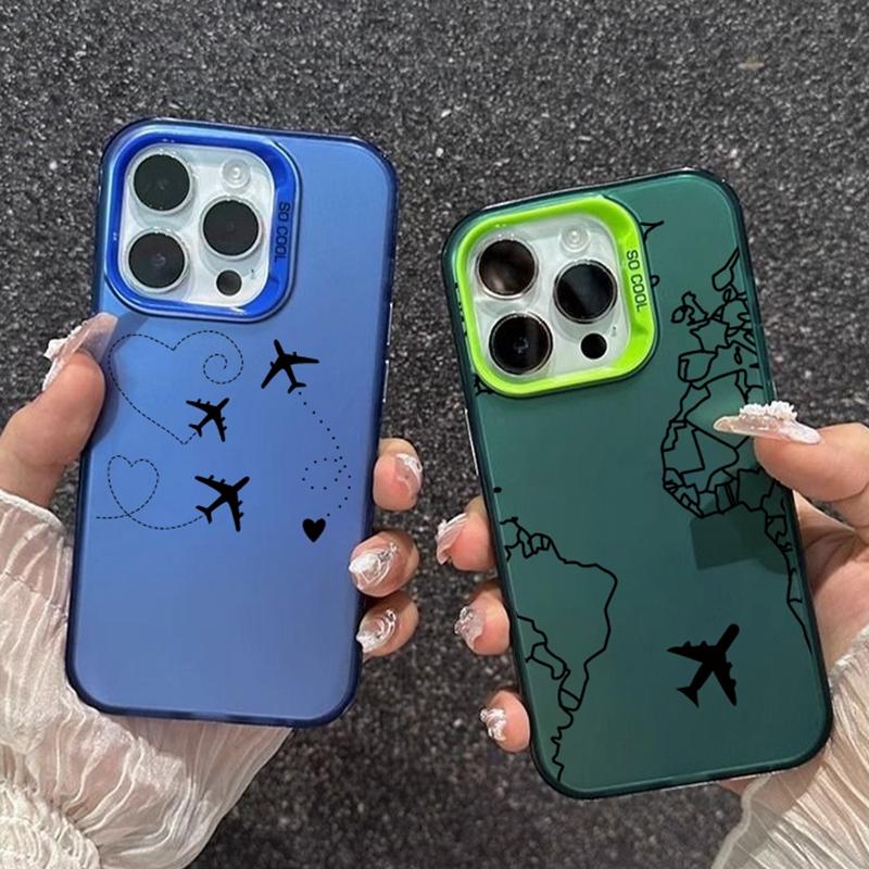 Чехол Airplane Line для iPhone 16 Samsung A55 A35 M35 S24 FE Xiaomi Redmi Note 13 Pro 14C Huawei Honor 200 противоударный бампер для телефона с защитой от царапин