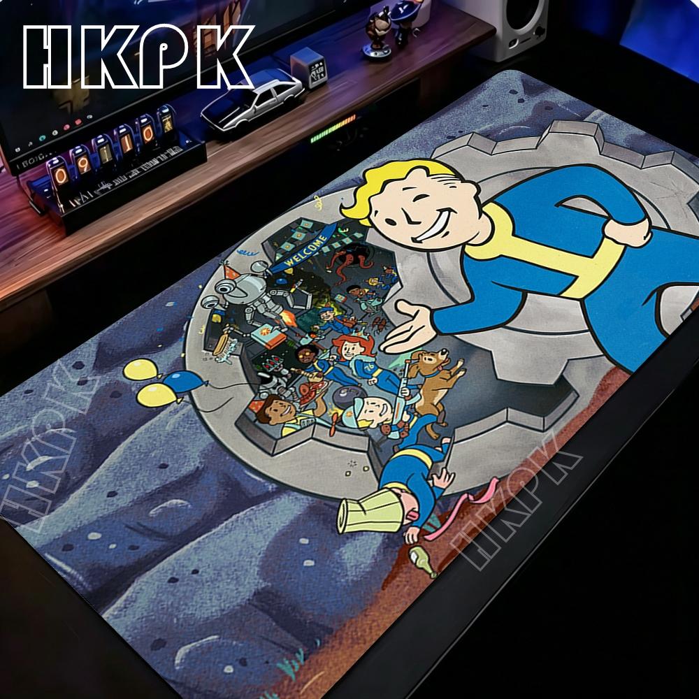 HD Printing Mousepad Fallout 4 Gamer Large Mouse Pad XXL Keyboard Non-slip Rubber Laptop PC Gaming Office Computer Desk Mats