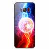 Стеклянная задняя крышка для чехла телефона Samsung S8 Plus, S8Plus, жесткий чехол из закаленного стекла для Samsung Galaxy S8 Plus, S 8, мягкий край