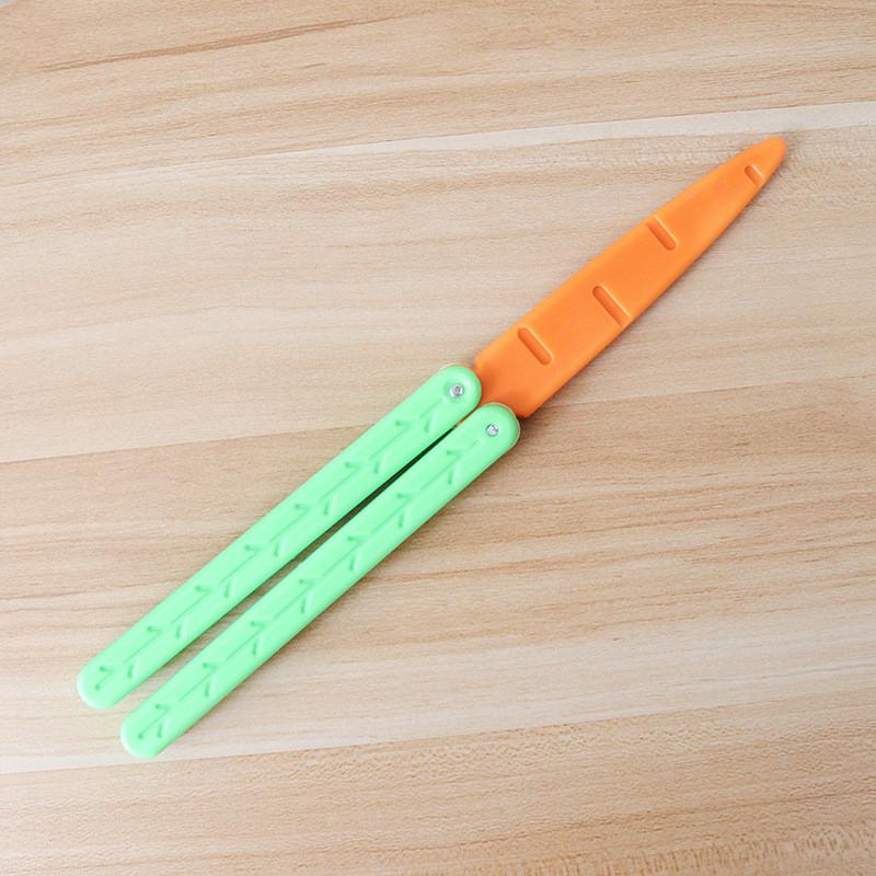 Морковь Игрушка Светящаяся Бабочка Пластик 3d Креативная Декомпрессия Детский Подарок