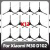 Совместимость с Xiaomi M30 D102 сменная основная боковая щетка швабра мешки для пыли запасные части аксессуары