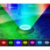 Solar Lawn Yard Led Light Outdoor Pathway Lights with 7 Color Changing Weatherproof Auto Outdoor Buried Lights Decorate For Garden Landscape Patio