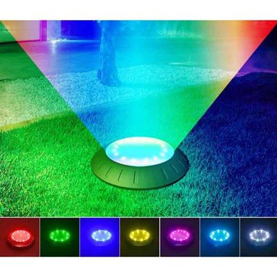 Солнечные лужайки для двора, светодиодные уличные фонари с 7 изменяющимися цветами, устойчивые к атмосферным воздействиям, автоматические наружные скрытые фонари, украшают садовый пейзаж, патио