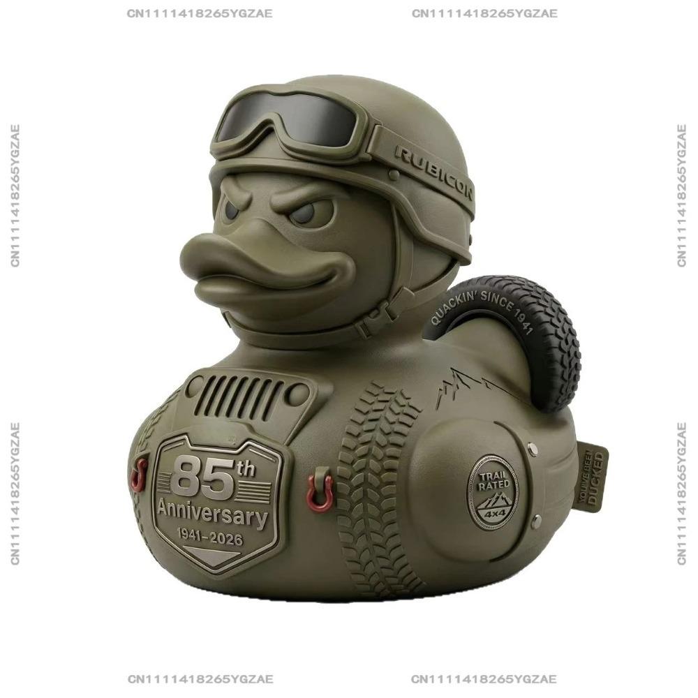 2026 Moon Launch Commemorative Astronaut Duck Sculpture,Top Gun 40th Anniversary Duck,Patriotic Military Duck Figurine for Desk Decor