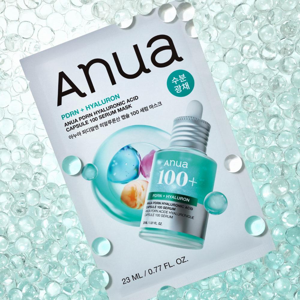 Anua PDRN Serum Sheet Mask Set (5+1pcs) – Hydrating & Skin Care Facial Mask