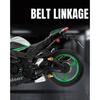 1/9 Scale Kawasaki Ninja ZX-10R Supermotor Alloy Metal Diecast Model Motorcycle Classic Ornaments Ornaments Outdoor Hobby Collection