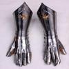 Knight Medieval Gauntlets Functional Armor Adult Gloves Leather Steel