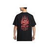 Nike SB Logo свободный крой футболка для скейтбординга мужские топы черные HJ0821-010