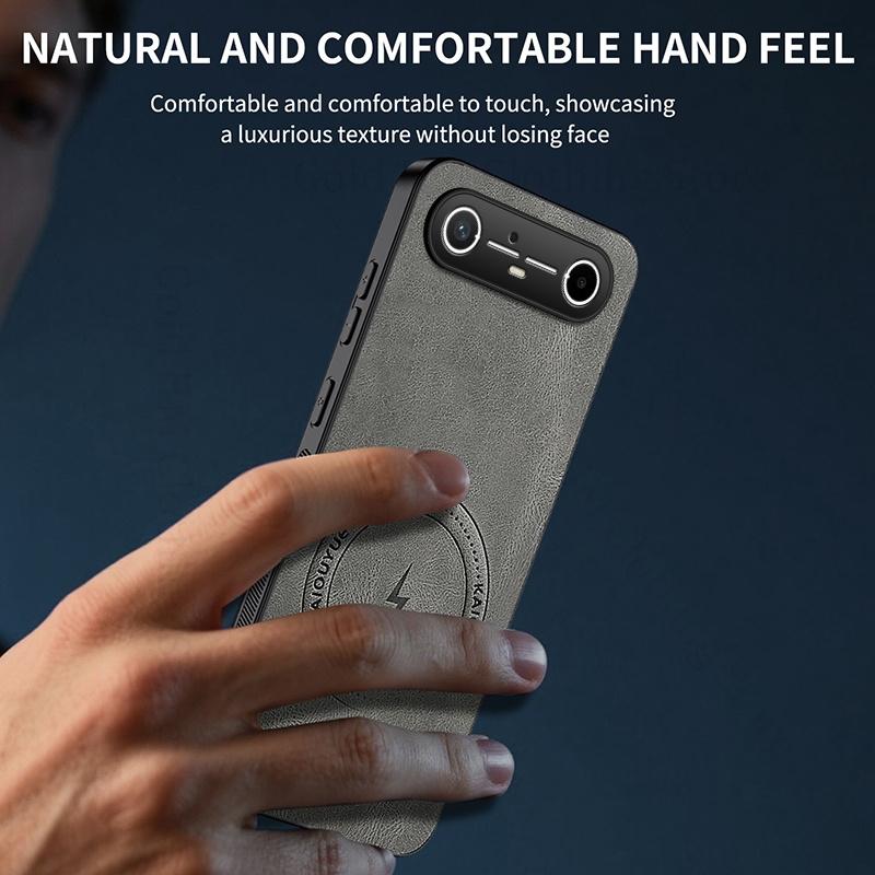 Для Magsafe Магнитный Беспроводной Зарядный Чехол Для Tecno Spark Go Slim 5G PU Кожа Противоударный Чехол Для TECNO Camon 40 30 Pro 5G