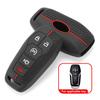 Remote Key Case Cover Silicone Shell Fob Protector For Ford Fusion Mustang F-150 Explorer For Ford Mondeo Edge Lincoln 2015-2019