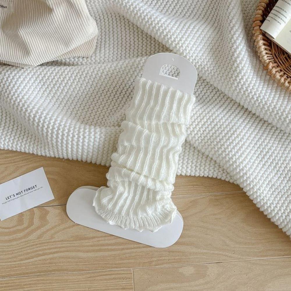 Knitting Lolitas Knitted Socks Cute Sweet Long Stockings Fashion Leg Warmers Autumn Winter