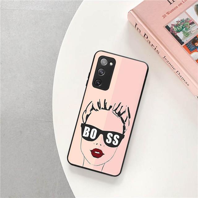 Чехол для Samsung S22 5g, мягкий чехол Girl Boss Art для Samsung Galaxy S21 S20 Fe S10 Plus Note 20 Ultra 10 Lite 9 8, чехол для телефона