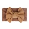 New Bow Nylon Headband, Cute Soft Elastic Twill Bubble Baby Hair Accessories, Baby Headband