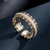 French Court Style Crown Opening Ring, Fashionable, Versatile, High-end, Adjustable Index Finger Ring