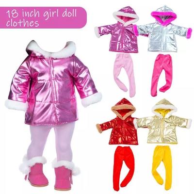 Аксессуары для кукол Леггинсы Кукольная одежда Реквизит для косплея Наряд для куклы Для 18-дюймовой/43-сантиметровой куклы-младенца